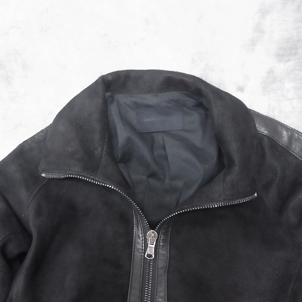 実際に弊社で買取させて頂いたjunhashimoto/ジュンハシモト レザー トラックジャケット/2の画像 5枚目