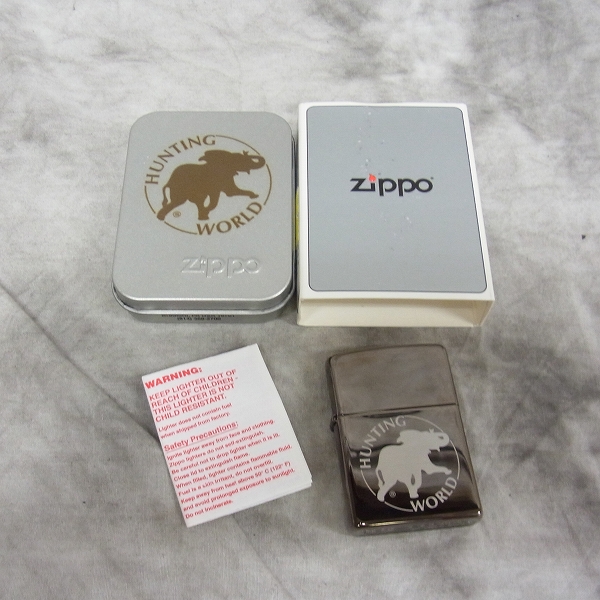 実際に弊社で買取させて頂いたZIPPO/ジッポー HUNTING WORLD/ハンティングワールド 2004年製の画像 5枚目