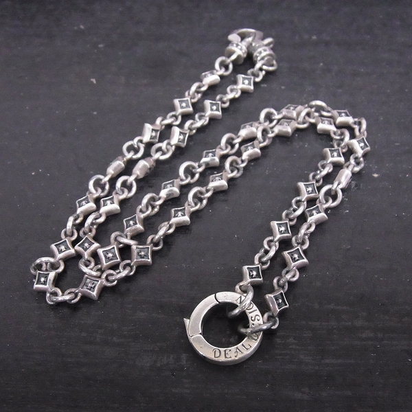 実際に弊社で買取させて頂いたDEAL DESIGN/ディールデザイン タイニークロススタズ チェーン M 45㎝の画像 1枚目