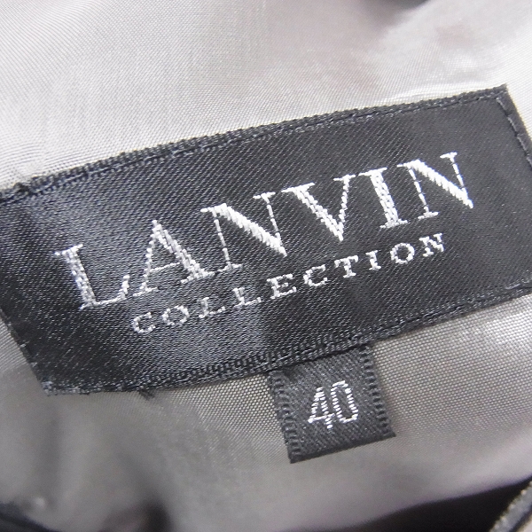 実際に弊社で買取させて頂いたLANVIN/ランバン 切替ワンピース 40の画像 2枚目