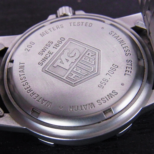 実際に弊社で買取させて頂いたTAG Heuer/タグホイヤー ロフェッショナル200/959.706G【動作未確認】の画像 3枚目