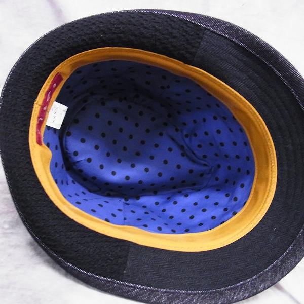 実際に弊社で買取させて頂いたCA4LA/カシラ 中折ハット ウール混/コットン混 帽子/キャップの画像 4枚目