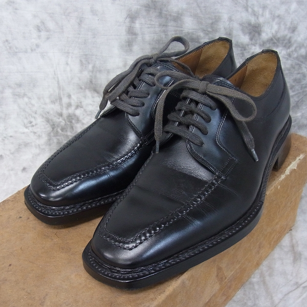 実際に弊社で買取させて頂いたSANTONI/サントーニ OLD ENGLAND NERO/Uチップシューズ/5