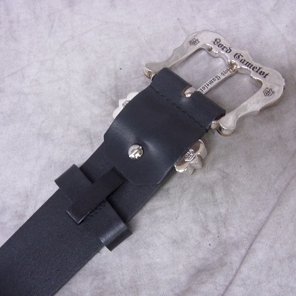 実際に弊社で買取させて頂いた【定価48万↑↑】Lord Camelot/ロードキャメロット　ロイヤルシルバーコンビ クロスモチーフ バックルベルト LC-B002の画像 2枚目