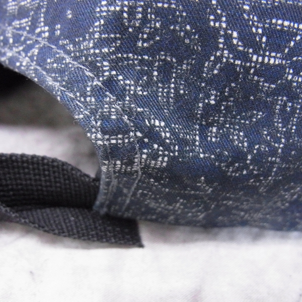 実際に弊社で買取させて頂いたMAISON KITSUNE/メゾンキツネ 総柄 コットンキャップ の画像 6枚目