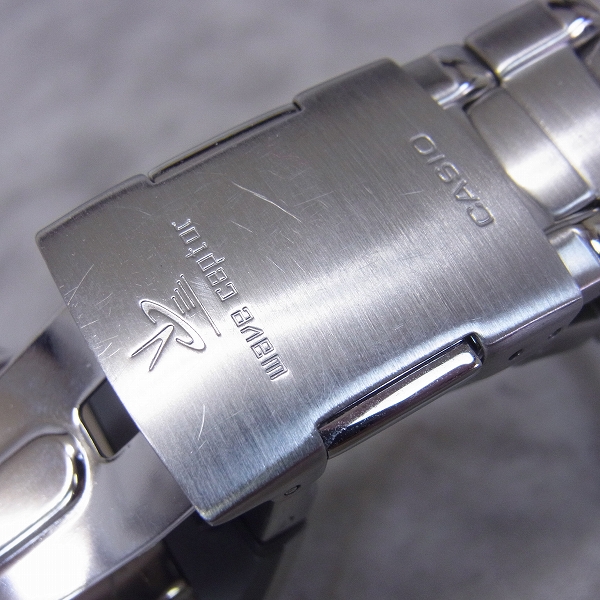 実際に弊社で買取させて頂いたCASIO/カシオ waveceptor/ウェーブセプター 電波ソーラー 腕時計/WVA-500J の画像 4枚目