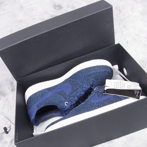 実際に弊社で買取させて頂いたBEAMS×NIKE/ビームス×ナイキ AIR FORCE 1 LOW Aizome iD/アイゾメ/藍染/AJ5514-444/26.5cmの画像 7枚目