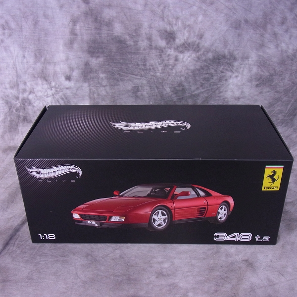 実際に弊社で買取させて頂いたHotWheels/ホットウィール FERRARI/フェラーリ 348TS 1/18  ミニカーの画像 5枚目