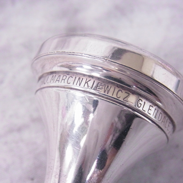 実際に弊社で買取させて頂いた中古 Marcinkiewicz ET1 トロンボーン用 マウスピース 太管用の画像 4枚目