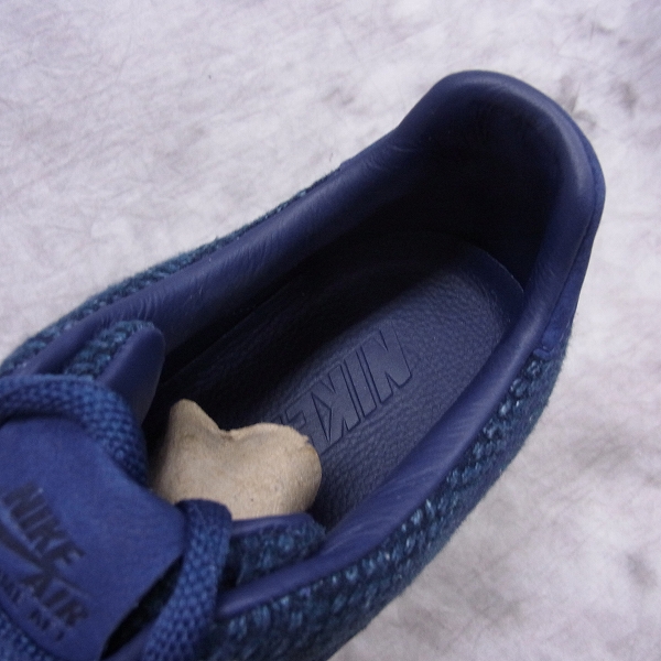 実際に弊社で買取させて頂いたBEAMS×NIKE/ビームス×ナイキ AIR FORCE 1 LOW Aizome iD/アイゾメ/藍染/AJ5514-444/26.5cmの画像 4枚目