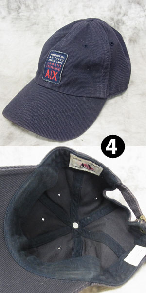 実際に弊社で買取させて頂いたARMANI EXCHANGE/アルマーニエクスチェンジ キャップ 4点セットの画像 4枚目