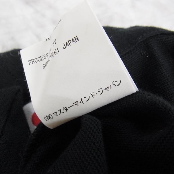 実際に弊社で買取させて頂いたmastermind JAPAN/マスターマインド スワロ刺繍Tシャツ/Sの画像 5枚目