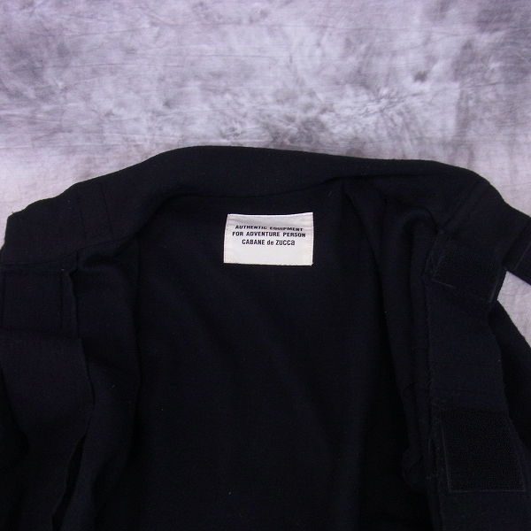 実際に弊社で買取させて頂いたCABANE de ZUCCa/カバンズドズッカ メルトンジャケット Mの画像 9枚目