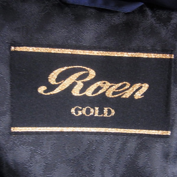 実際に弊社で買取させて頂いたRoen GOLD/ロエンゴールド ダウンジャケット/コート ネイビー/Mの画像 3枚目