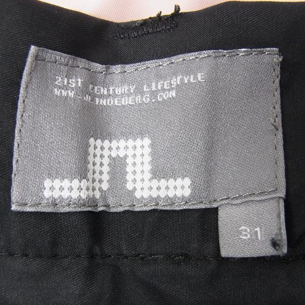実際に弊社で買取させて頂いた古着 J.LINDEBERG/Jリンドバーグ ゴルフ パンツ2点セット ブラック/ピンクの画像 2枚目