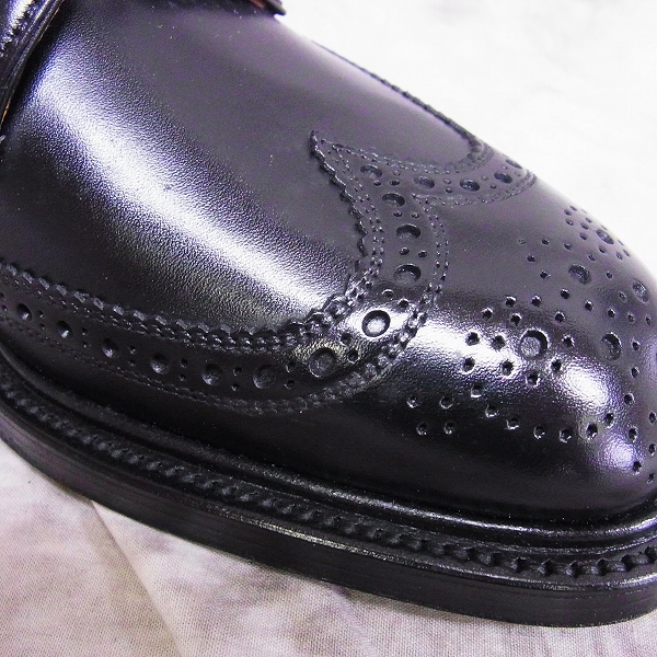 実際に弊社で買取させて頂いたALFRED DUNHILL/ダンヒル レザーウィングチップシューズ/6の画像 7枚目