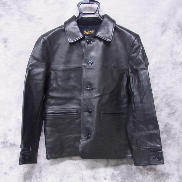 実際に弊社で買取させて頂いたTENDERLOIN/テンダーロイン T-HIDE 13AWホースハイドレザーJKT/Sの画像 0枚目