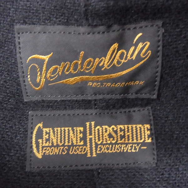 実際に弊社で買取させて頂いたTENDERLOIN/テンダーロイン T-HIDE 13AWホースハイドレザーJKT/Sの画像 3枚目