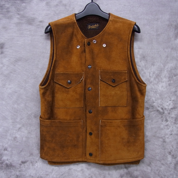 TENDERLOIN/テンダーロイン T-SUEDE VEST D LEATHER スエードベスト S