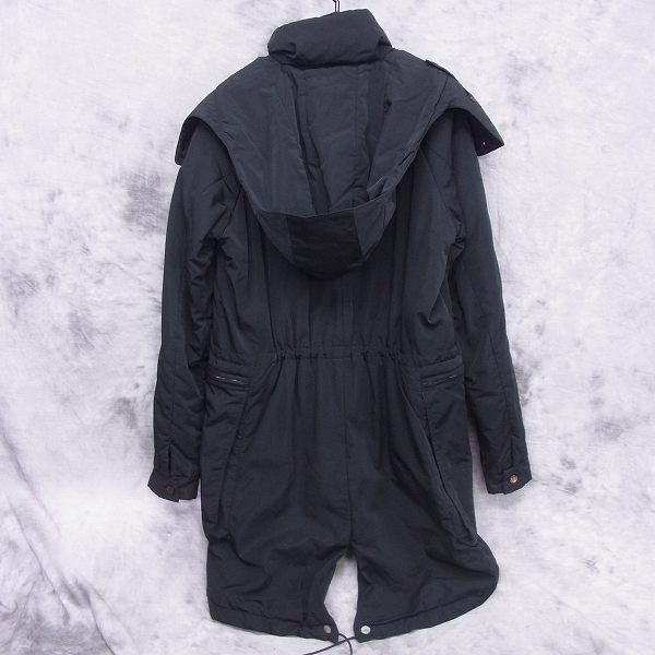 実際に弊社で買取させて頂いたDIESEL BLACK GOLD/ディーゼル ロングジャケット ブラック/44の画像 1枚目