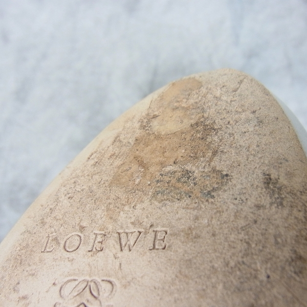 実際に弊社で買取させて頂いたLOEWE/ロエベ シェルヒールレースアップパンプス/35の画像 6枚目