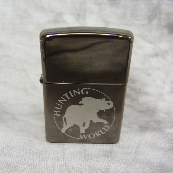 実際に弊社で買取させて頂いたZIPPO/ジッポー HUNTING WORLD/ハンティングワールド 2004年製の画像 1枚目