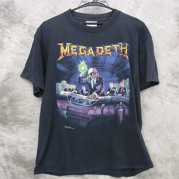 実際に弊社で買取させて頂いたMEGADETH/メガデス BROCKUM製 バンドTシャツ 90年代 made in USA