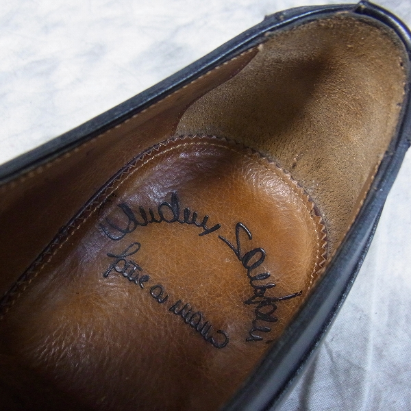 実際に弊社で買取させて頂いたSANTONI/サントーニ OLD ENGLAND NERO/Uチップシューズ/5の画像 4枚目