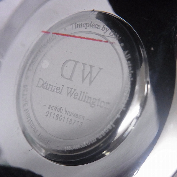 実際に弊社で買取させて頂いたDANIEL WELLINGTON/ダニエルウェリントン　Cornwall/コーンウォール CLASSIC BLACK 40mmの画像 3枚目