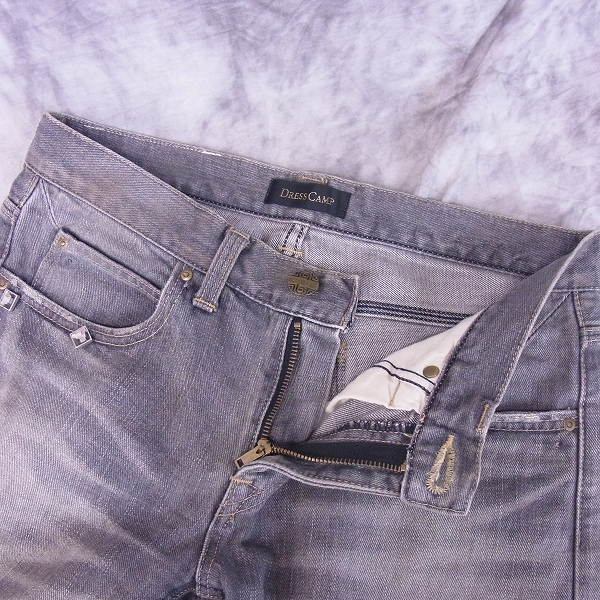 実際に弊社で買取させて頂いたDRESS CAMP×LEE/ドレスキャンプ×リー デニムパンツ ストーン付き/30の画像 2枚目