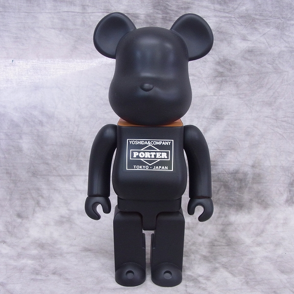 実際に弊社で買取させて頂いたMEDICOM TOY/メディコムトイ×PORTER/ポーター コラボ BE@RBRICK/ベアブリック 400%の画像 1枚目