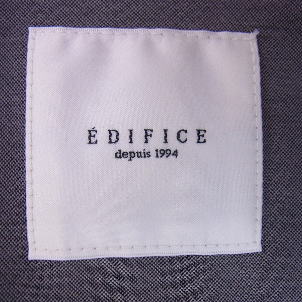 実際に弊社で買取させて頂いたEDIFICE/エディフィス 2Bジャケット/テーラードジャケット/48の画像 2枚目