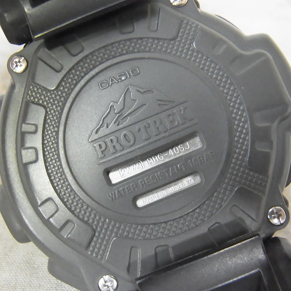 【美品】カシオ プロトレック ツールコンセプト トリプルセンサー PRG-40J-3JR【いおき質店】 30年目のPRO TREK｜HISTORY | CASIO