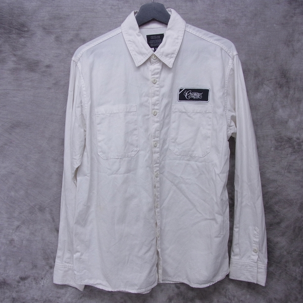 実際に弊社で買取させて頂いたCRIMIE/クライミー ワッペン/ロングスリーブ ワークシャツ/XL