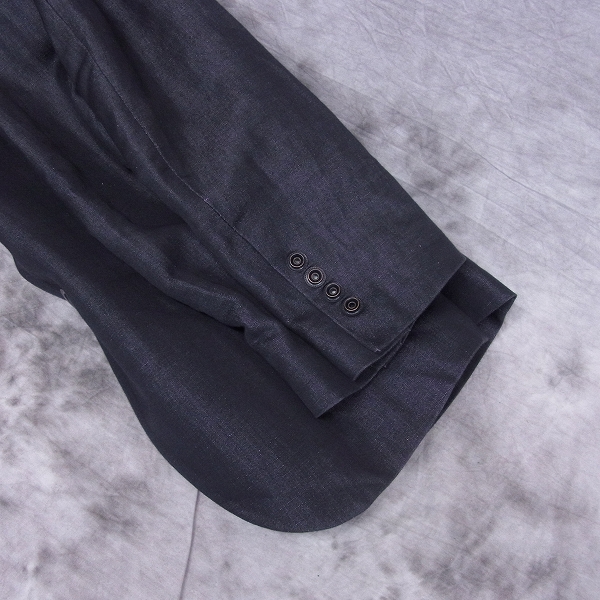 実際に弊社で買取させて頂いたDIESEL BLACK GOLD/ディーゼル 2Bテーラードジャケット 黒/44の画像 6枚目