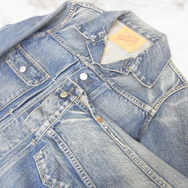 実際に弊社で買取させて頂いたDENIME/ドゥニーム ウォッシュ加工 デニムジャケット/Gジャン/40の画像 3枚目