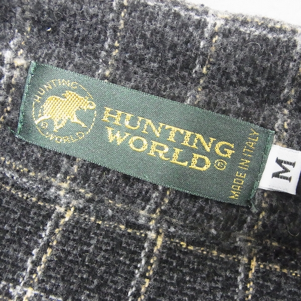 実際に弊社で買取させて頂いたHUNTING WORLD/ハンティングワールド チェックネルシャツ/Mの画像 3枚目