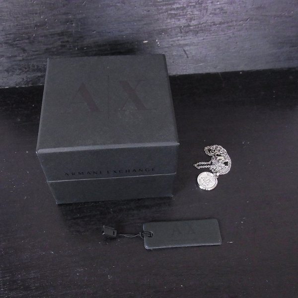 実際に弊社で買取させて頂いたARMANI EXCHANGE/アルマーニエクスチェンジ メダルペンダント チェーン付の画像 6枚目