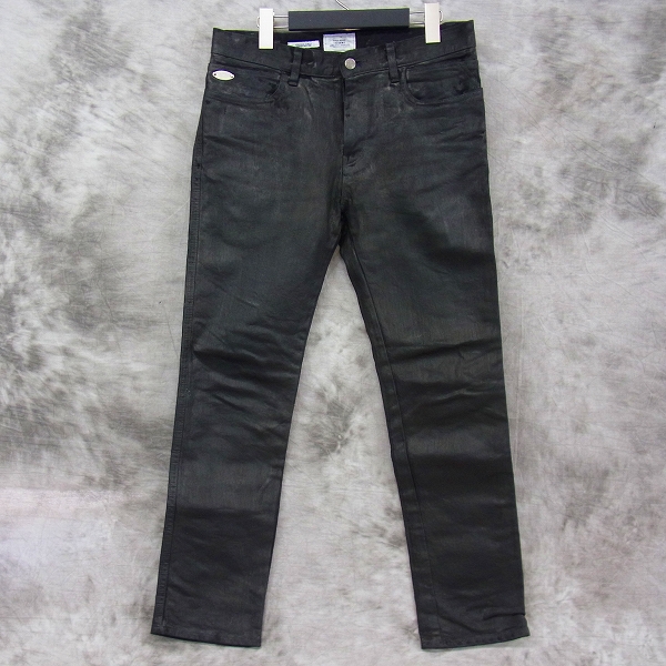 実際に弊社で買取させて頂いたCRIMIE/クライミー BORN FREE OILED BLACK STRETCH DENIM/オイルド加工 ストレッチスリム デニム/S