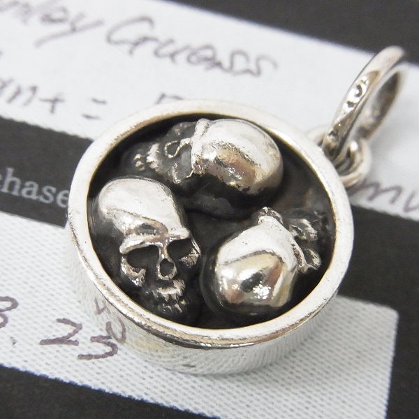 実際に弊社で買取させて頂いた【ギャラ付】STANLEYGUESS/スタンリーゲス ラウンドマルチスカルペンダント