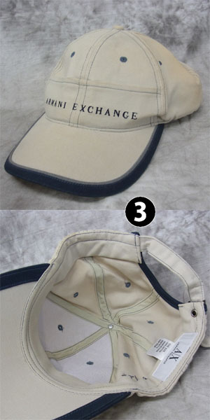 実際に弊社で買取させて頂いたARMANI EXCHANGE/アルマーニエクスチェンジ キャップ 4点セットの画像 3枚目