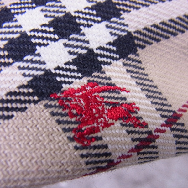 実際に弊社で買取させて頂いたBURBERRY LONDON BLUE LABEL/バーバリー タータンチェック キャップ 2点セットの画像 8枚目