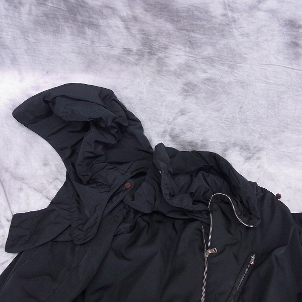 実際に弊社で買取させて頂いたDIESEL BLACK GOLD/ディーゼル ロングジャケット ブラック/44の画像 6枚目