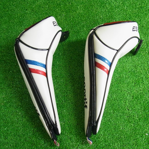 実際に弊社で買取させて頂いたLe coq sportif/ルコック ヘッドカバー2点セット QQ4238 フェアウェイウッド用 ホワイトの画像 3枚目