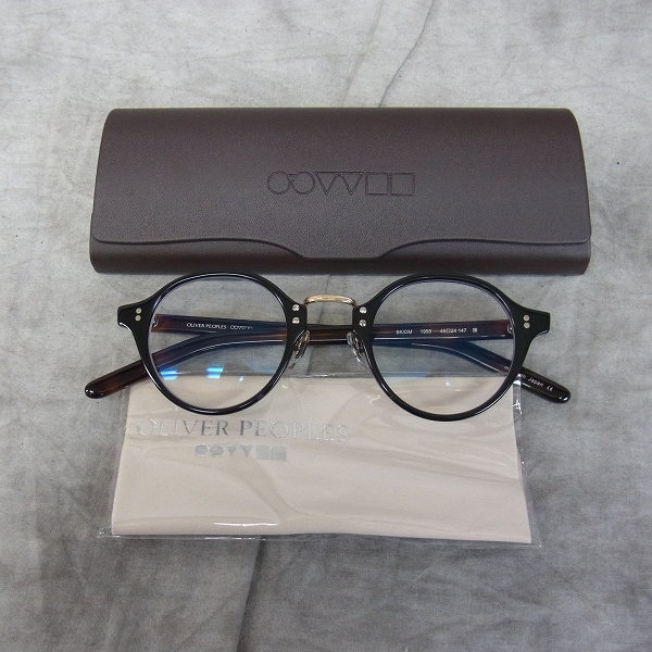 実際に弊社で買取させて頂いたOLIVER PEOPLES/オリバーピープルズ LMITED EDITION 雅 メガネフレーム/眼鏡 OP-1955 の画像 6枚目