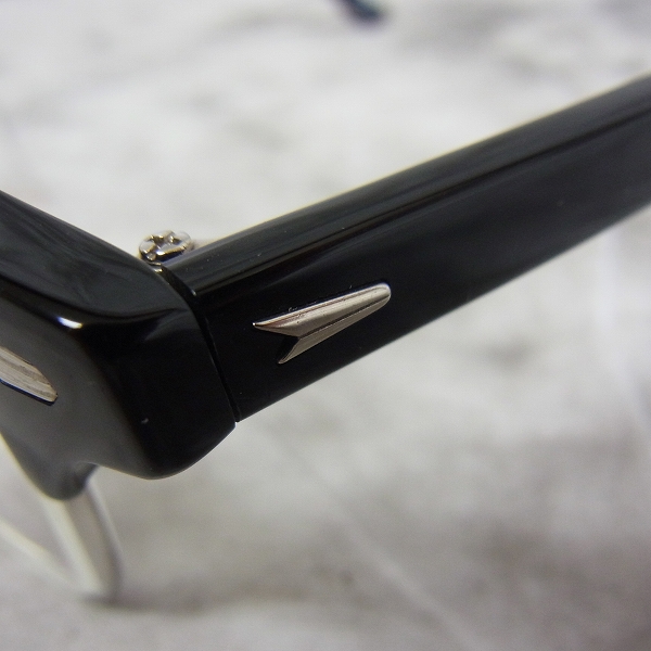 実際に弊社で買取させて頂いた白山眼鏡店/ハクサンガンキョウテン サーモント フルリム 度入りの画像 7枚目