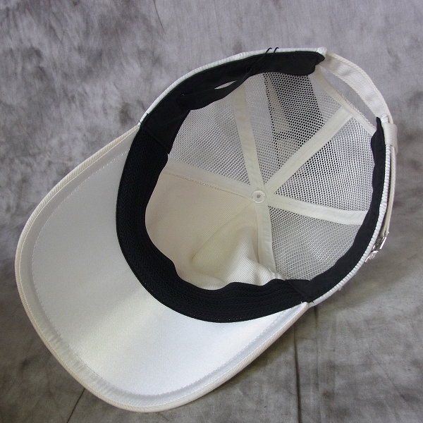 実際に弊社で買取させて頂いた LITHIUM HOMME/リチウムオム RIRI CAP/メッシュキャップ ホワイトの画像 4枚目