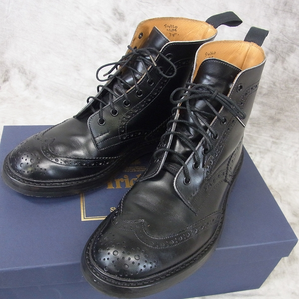 実際に弊社で買取させて頂いたTrickers/トリッカーズ MALTON カントリーブーツ ダイナイトソール 黒 M2508/UK7