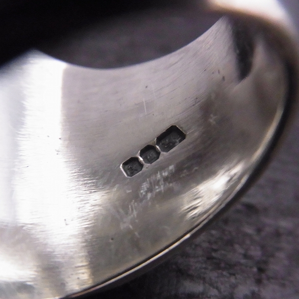 実際に弊社で買取させて頂いた【365個限定・ギャラ・シリアルナンバー入り】CRAZY PIG/クレイジーピッグ スカル リング 15号の画像 6枚目