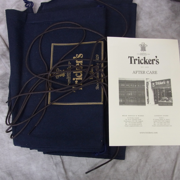 実際に弊社で買取させて頂いたTrickers/トリッカーズ MALTON カントリーブーツ ダイナイトソール エスプレッソ M2508/UK7の画像 7枚目